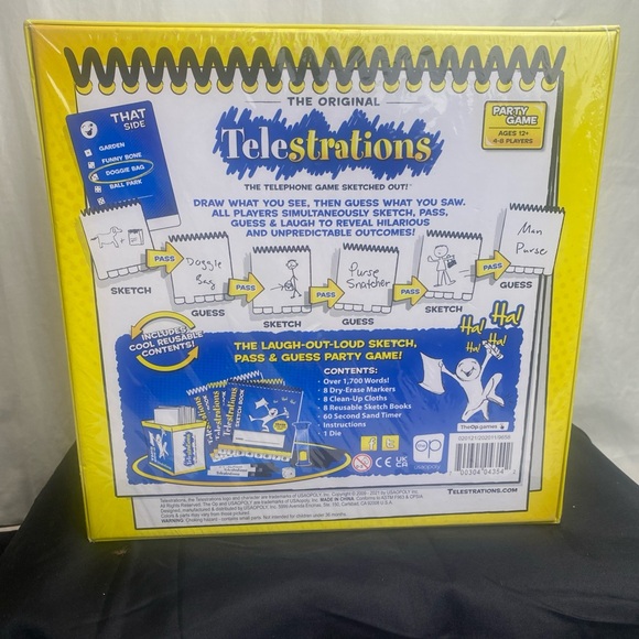The Original Telestrations 4-8 Player Party Game Brand New Sealed USAopoly - Picture 6 of 10